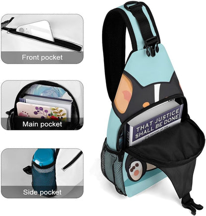 Men Women Travel Backpack Camping Outdoor Bag, Moth Gothic Witchy Sun Moon Sling Bag Backpack Daypack for Swimming Running Cycling Biking Camping, Breathable Bookbag