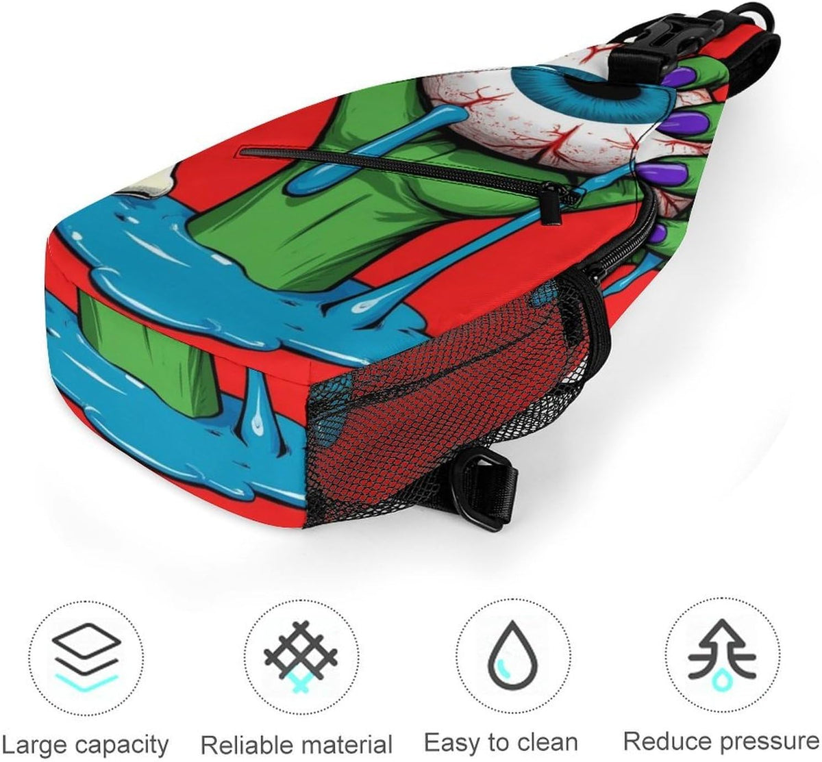 Men Women Travel Backpack Camping Outdoor Bag, Moth Gothic Witchy Sun Moon Sling Bag Backpack Daypack for Swimming Running Cycling Biking Camping, Breathable Bookbag