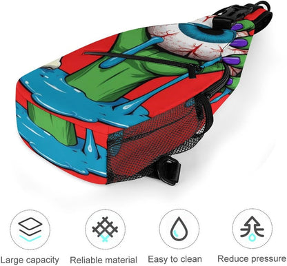 Men Women Travel Backpack Camping Outdoor Bag, Moth Gothic Witchy Sun Moon Sling Bag Backpack Daypack for Swimming Running Cycling Biking Camping, Breathable Bookbag