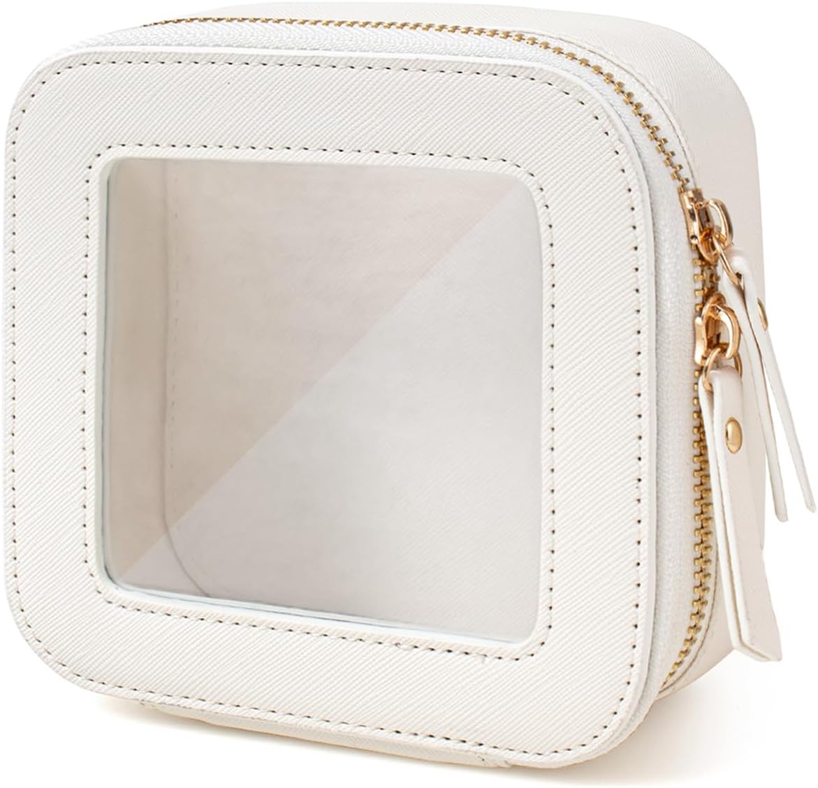 Travel Clear Makeup Bag Set, TSA Approved Cosmetic Bag Case with Zipper Portable Makeup Pouch Toiletry Bag Traveling Cosmetic Organizer Storage Bag Car Organizer Car Essentials