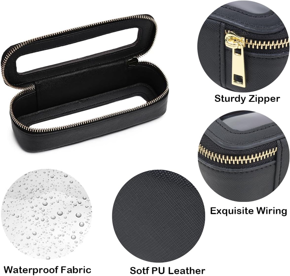 Travel Clear Makeup Bag Set, TSA Approved Cosmetic Bag Case with Zipper Portable Makeup Pouch Toiletry Bag Traveling Cosmetic Organizer Storage Bag Car Organizer Car Essentials