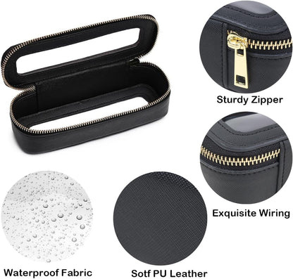 Travel Clear Makeup Bag Set, TSA Approved Cosmetic Bag Case with Zipper Portable Makeup Pouch Toiletry Bag Traveling Cosmetic Organizer Storage Bag Car Organizer Car Essentials