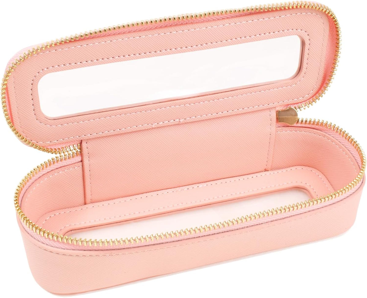 Travel Clear Makeup Bag Set, TSA Approved Cosmetic Bag Case with Zipper Portable Makeup Pouch Toiletry Bag Traveling Cosmetic Organizer Storage Bag Car Organizer Car Essentials