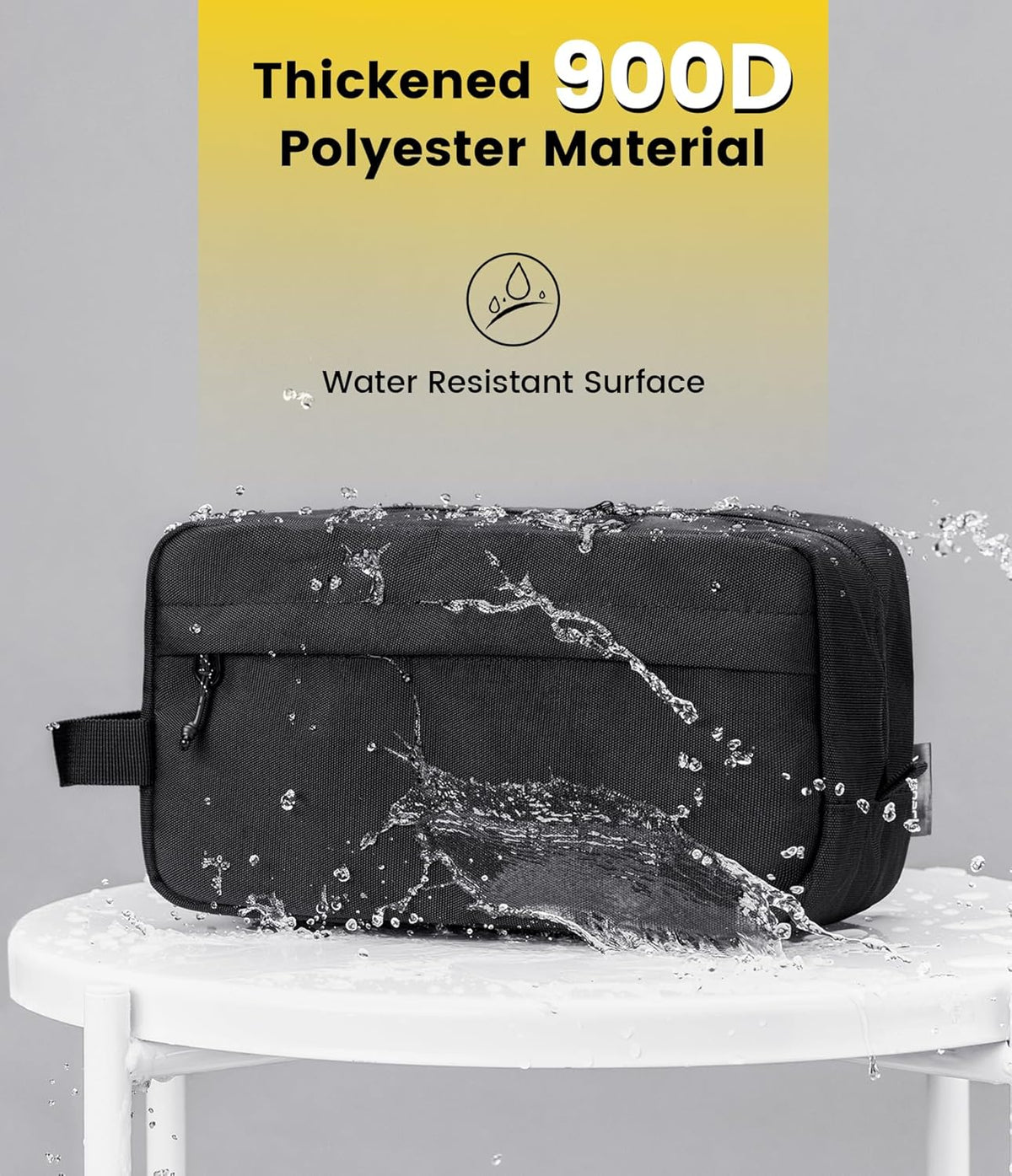 Travel Toiletry Bag for Men - Hanging Toiletries Bag Water Resistant Travel Bag for Toiletries Accessories