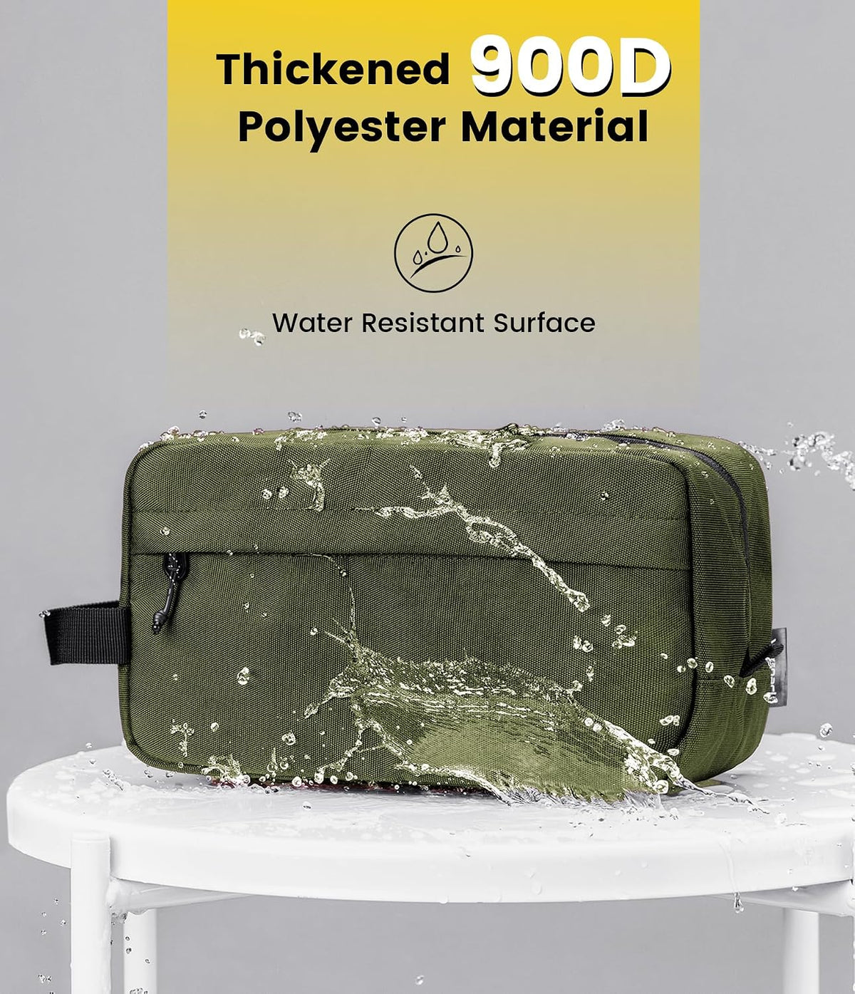 Travel Toiletry Bag for Men - Hanging Toiletries Bag Water Resistant Travel Bag for Toiletries Accessories