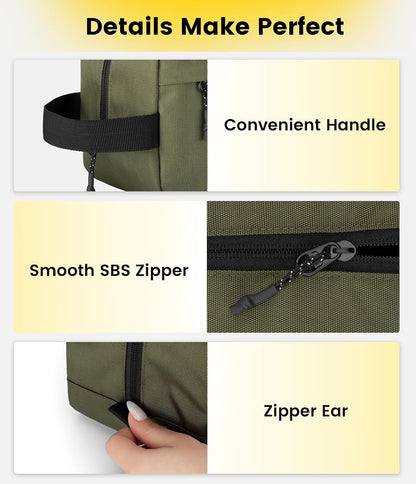 Travel Toiletry Bag for Men - Hanging Toiletries Bag Water Resistant Travel Bag for Toiletries Accessories