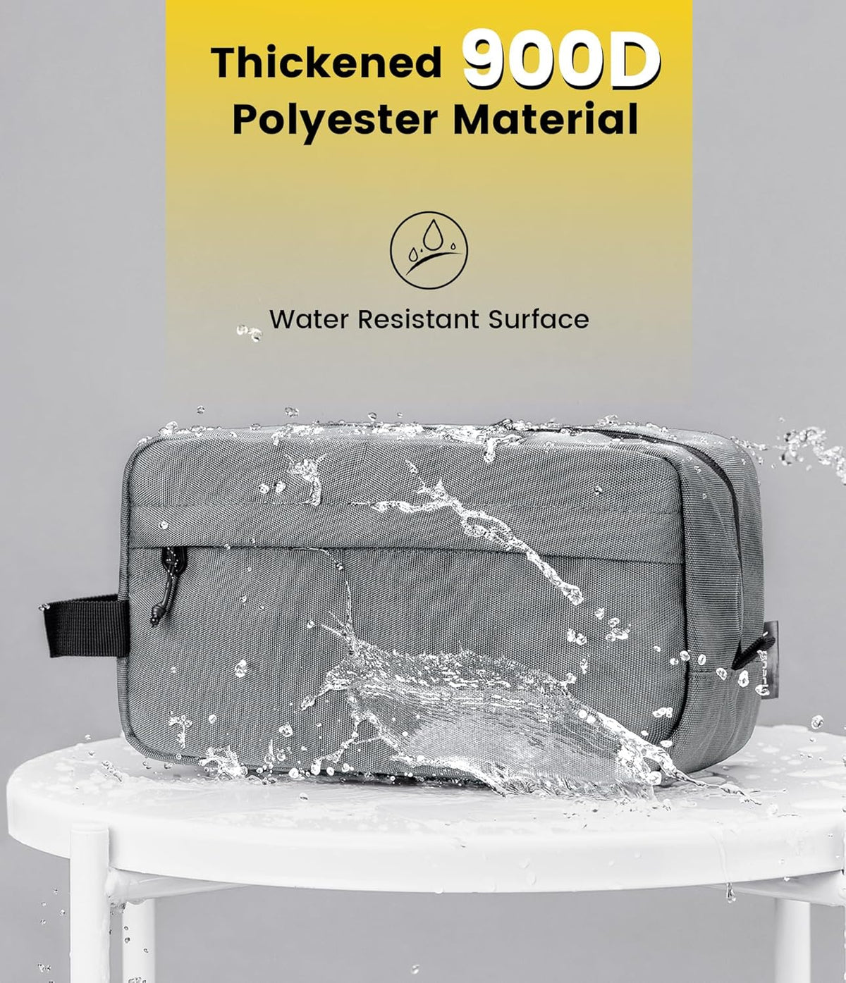 Travel Toiletry Bag for Men - Hanging Toiletries Bag Water Resistant Travel Bag for Toiletries Accessories
