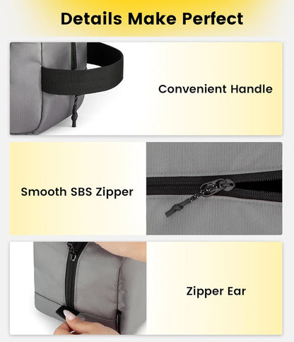 Travel Toiletry Bag for Men - Hanging Toiletries Bag Water Resistant Travel Bag for Toiletries Accessories