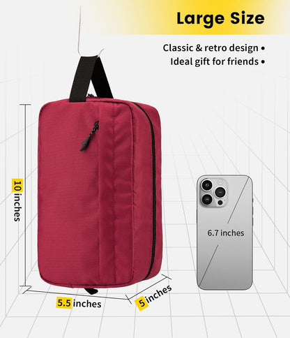 Travel Toiletry Bag for Men - Hanging Toiletries Bag Water Resistant Travel Bag for Toiletries Accessories