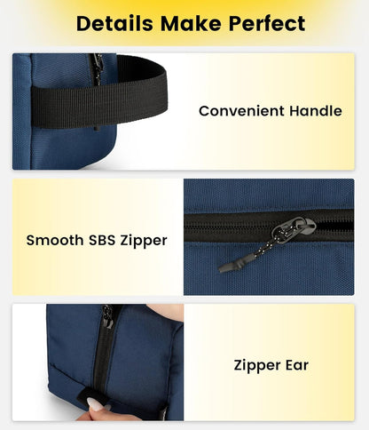 Travel Toiletry Bag for Men - Hanging Toiletries Bag Water Resistant Travel Bag for Toiletries Accessories