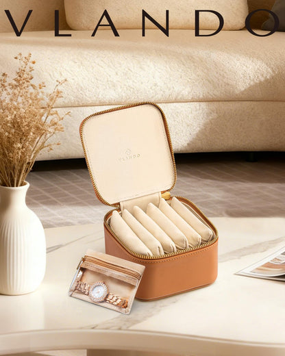 Travel Jewelry Case,Jewelry Box with 12 Velvet Jewelry Pouch Jewelry Travel Organizer for Women Girl Jewelry Case Necklace Rings Earrings Bags Wedding Gifts (White)