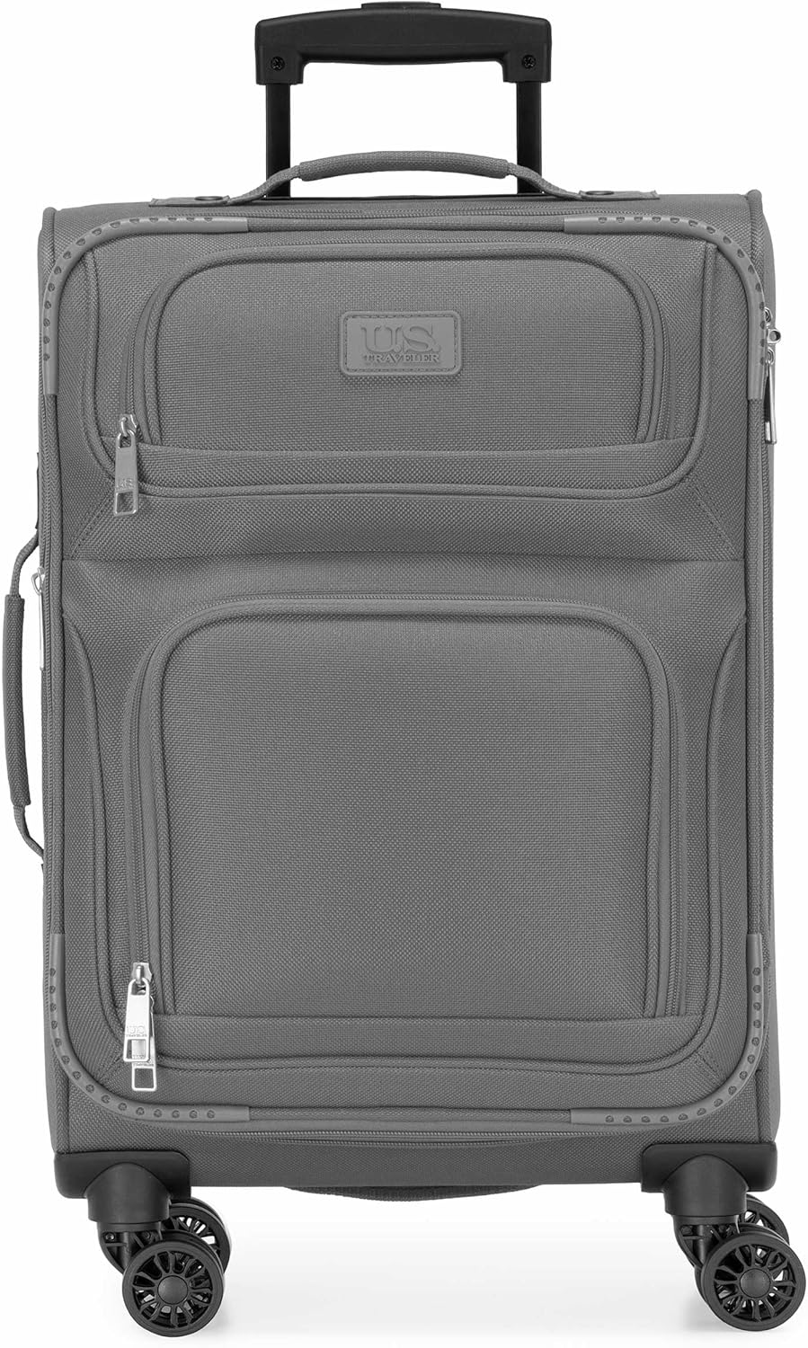 Rio Lightweight Softside Rolling Carry-on Suitcase, 4-Wheel Single, Light Blue