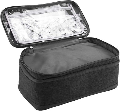 Travel Underwear Organizer, Polyester Large Compartment Travels Storage Organizer Portable USB Case Travel Bra, Bra Bag for Travels Business Trip
