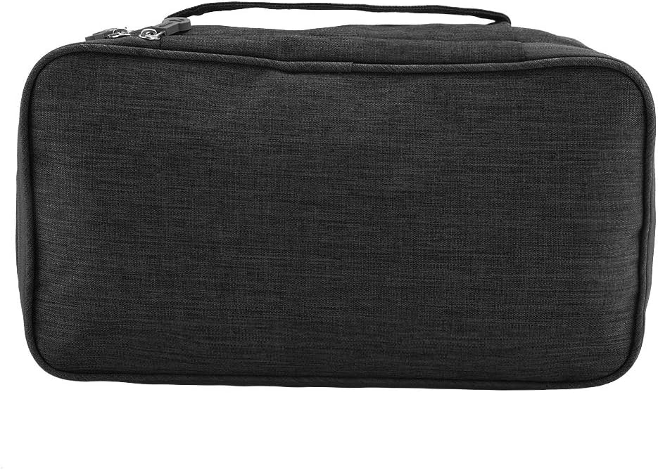Travel Underwear Organizer, Polyester Large Compartment Travels Storage Organizer Portable USB Case Travel Bra, Bra Bag for Travels Business Trip