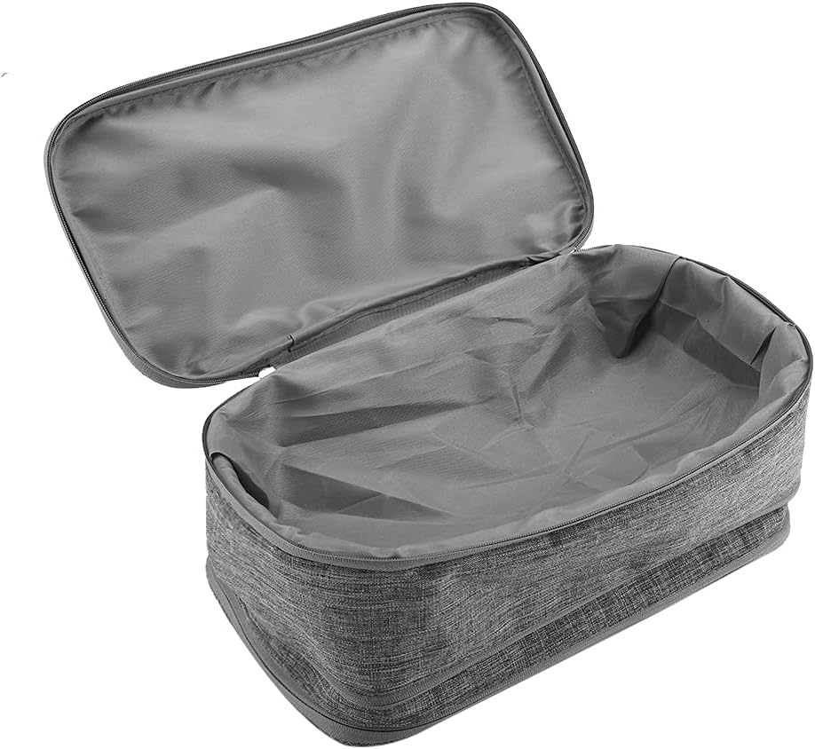 Travel Underwear Organizer, Polyester Large Compartment Travels Storage Organizer Portable USB Case Travel Bra, Bra Bag for Travels Business Trip