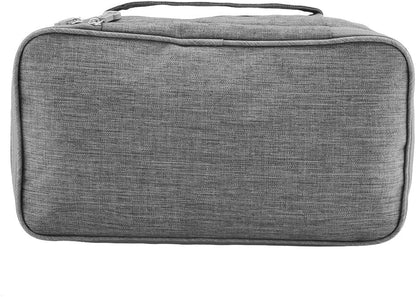 Travel Underwear Organizer, Polyester Large Compartment Travels Storage Organizer Portable USB Case Travel Bra, Bra Bag for Travels Business Trip