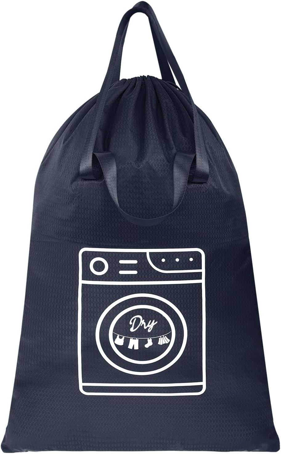 120L Heavy Duty Nylon Laundry Bag with Shoulder Handles, Tear-Resistant & Splash-Proof Dirty Clothes Storage Pouch for College Dorms, Laundromat & Beach Travel, Foldable & Washable