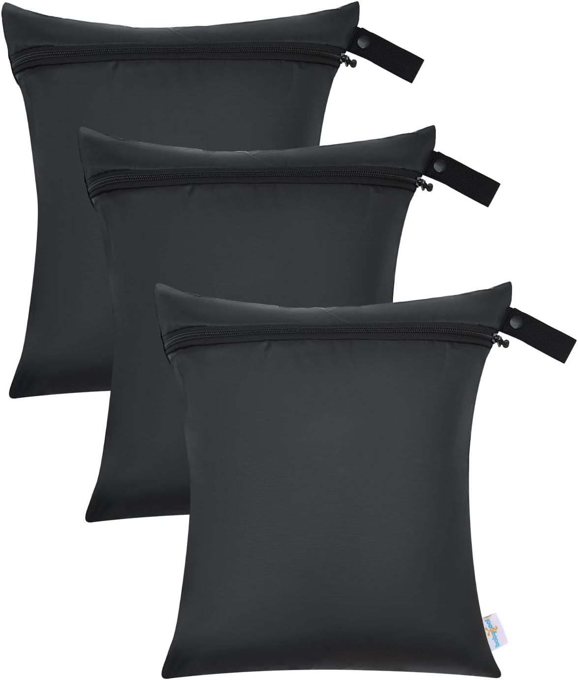 Wet Dry Bags 3 Pack, Waterproof Travel Bags for Baby Diapers, Beach, Pool, Gym, Swimsuits, Food Storage and Wet Clothes