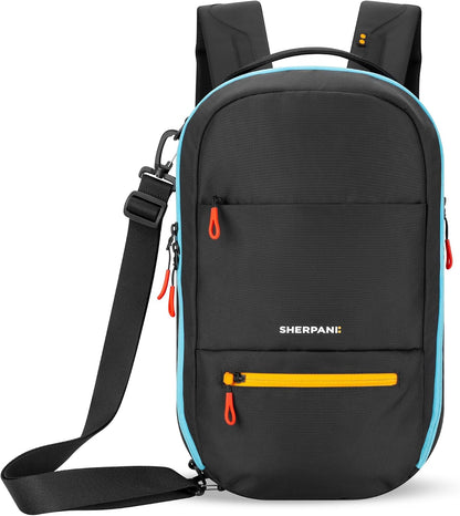 Camden Pro Convertible Backpack for Men Women, Travel Commuter Laptop Backpack & Shoulder Bag, RFID Carry On Personal Item, Expandable, Fits 15.6 Inch Laptop, Travel Gift (Dune)