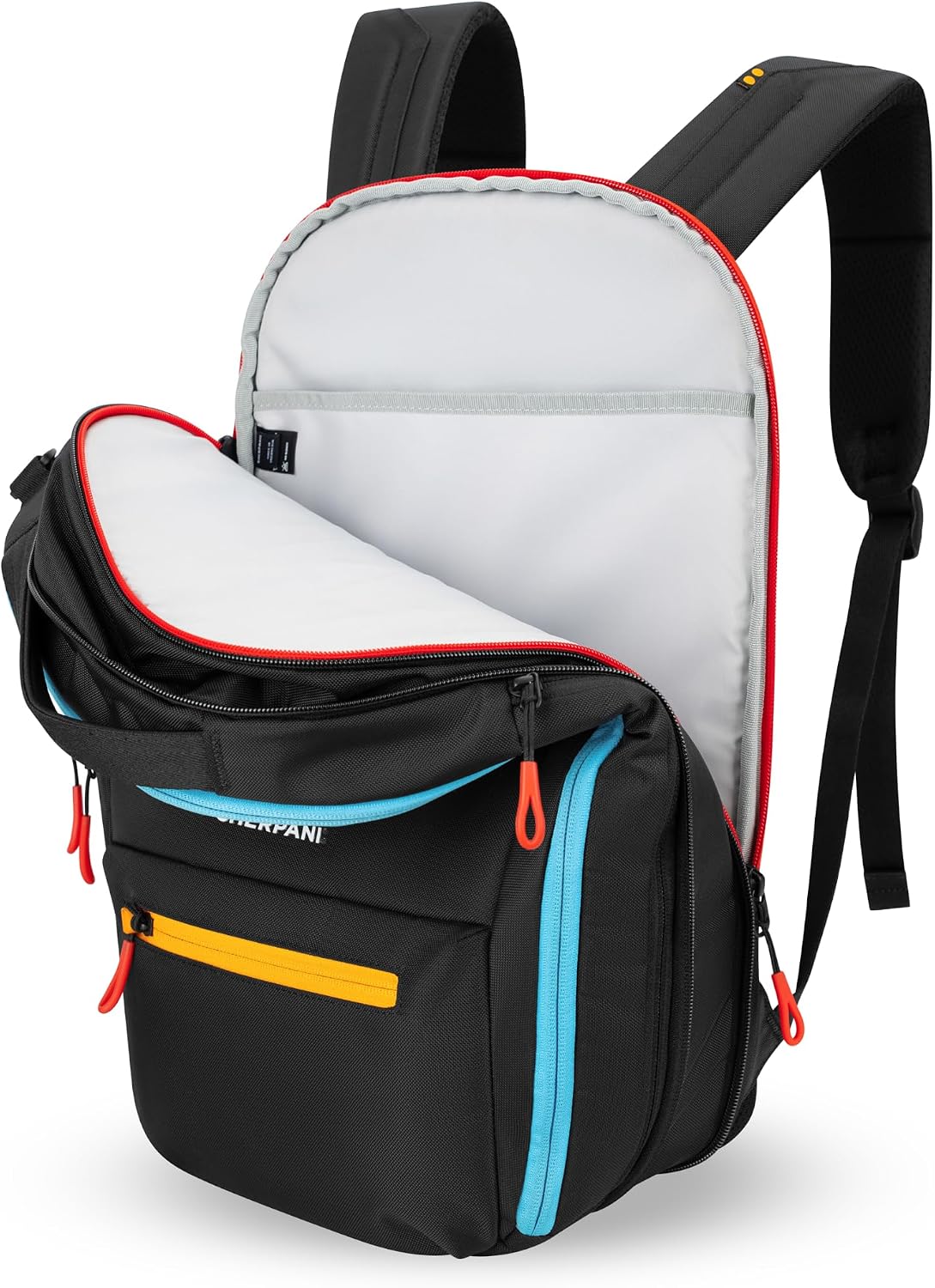 Camden Pro Convertible Backpack for Men Women, Travel Commuter Laptop Backpack & Shoulder Bag, RFID Carry On Personal Item, Expandable, Fits 15.6 Inch Laptop, Travel Gift (Dune)