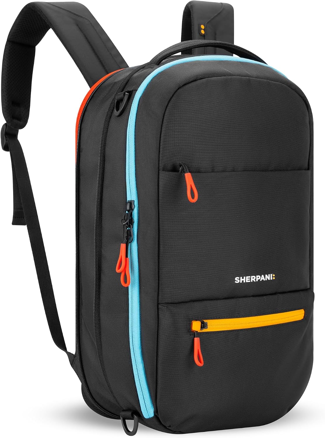 Camden Pro Convertible Backpack for Men Women, Travel Commuter Laptop Backpack & Shoulder Bag, RFID Carry On Personal Item, Expandable, Fits 15.6 Inch Laptop, Travel Gift (Dune)