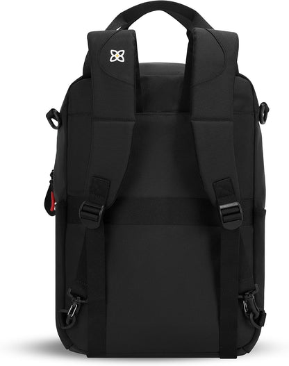 Camden Pro Convertible Backpack for Men Women, Travel Commuter Laptop Backpack & Shoulder Bag, RFID Carry On Personal Item, Expandable, Fits 15.6 Inch Laptop, Travel Gift (Dune)