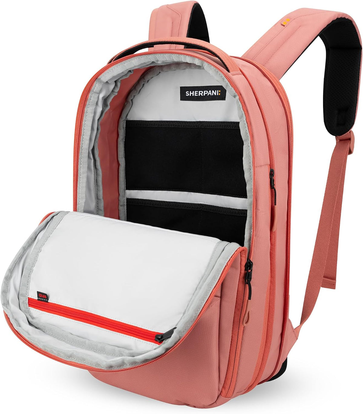 Camden Pro Convertible Backpack for Men Women, Travel Commuter Laptop Backpack & Shoulder Bag, RFID Carry On Personal Item, Expandable, Fits 15.6 Inch Laptop, Travel Gift (Dune)