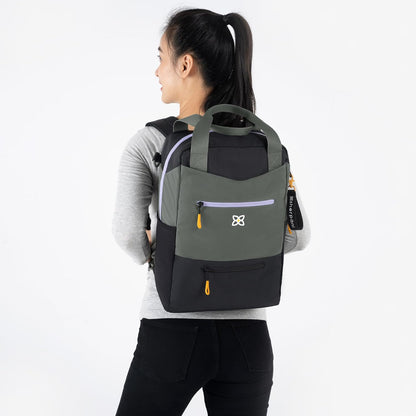 Camden Pro Convertible Backpack for Men Women, Travel Commuter Laptop Backpack & Shoulder Bag, RFID Carry On Personal Item, Expandable, Fits 15.6 Inch Laptop, Travel Gift (Dune)