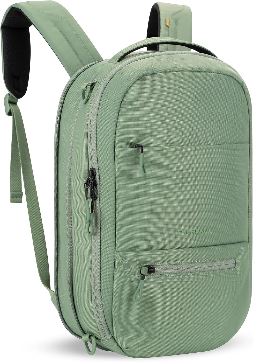 Camden Pro Convertible Backpack for Men Women, Travel Commuter Laptop Backpack & Shoulder Bag, RFID Carry On Personal Item, Expandable, Fits 15.6 Inch Laptop, Travel Gift (Dune)