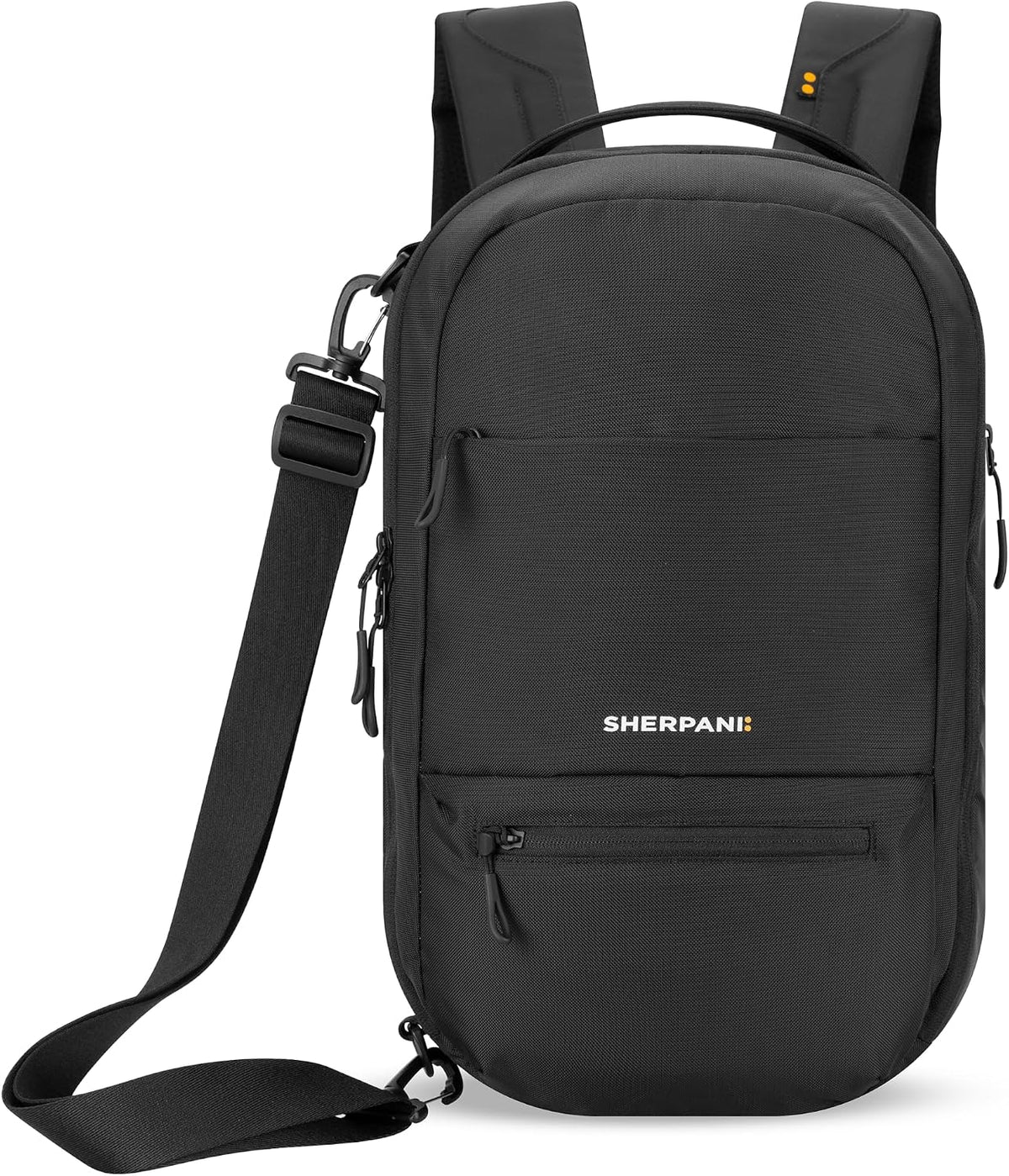 Camden Pro Convertible Backpack for Men Women, Travel Commuter Laptop Backpack & Shoulder Bag, RFID Carry On Personal Item, Expandable, Fits 15.6 Inch Laptop, Travel Gift (Dune)