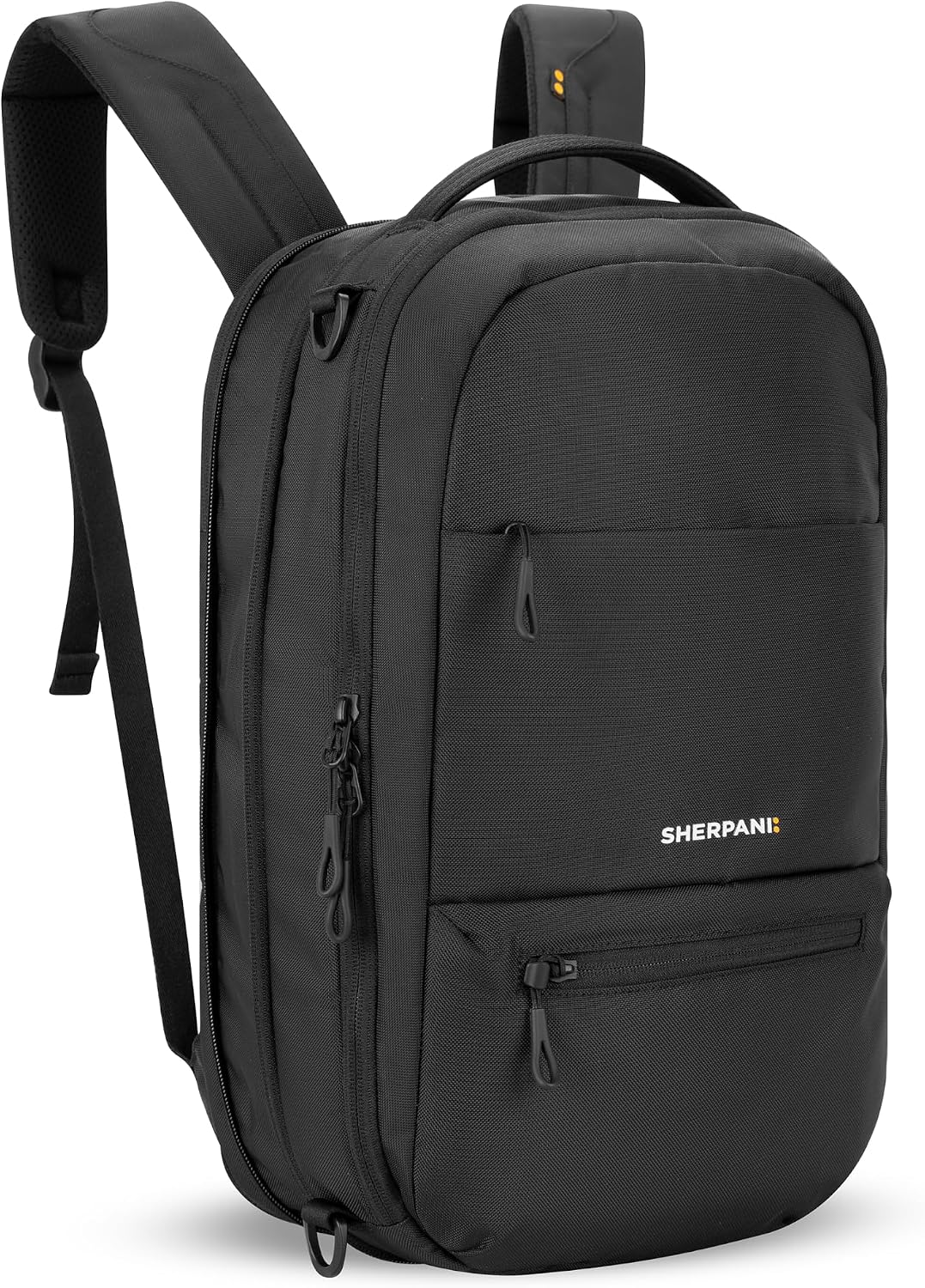 Camden Pro Convertible Backpack for Men Women, Travel Commuter Laptop Backpack & Shoulder Bag, RFID Carry On Personal Item, Expandable, Fits 15.6 Inch Laptop, Travel Gift (Dune)