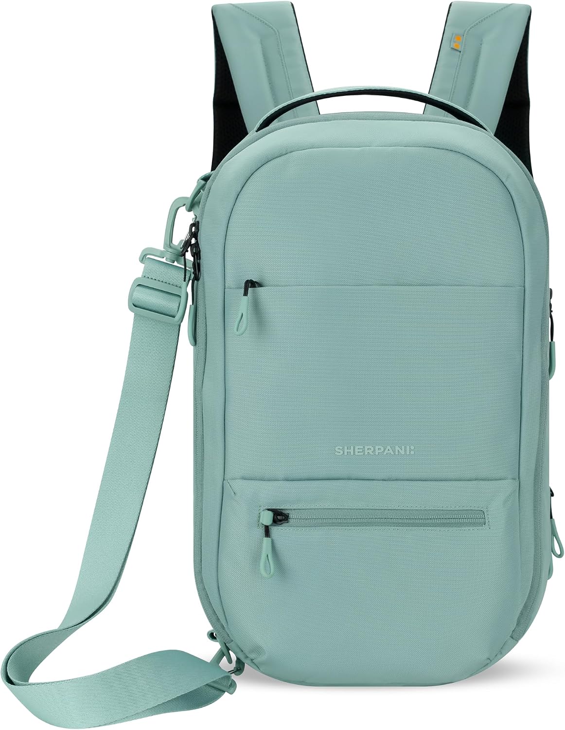 Camden Pro Convertible Backpack for Men Women, Travel Commuter Laptop Backpack & Shoulder Bag, RFID Carry On Personal Item, Expandable, Fits 15.6 Inch Laptop, Travel Gift (Dune)