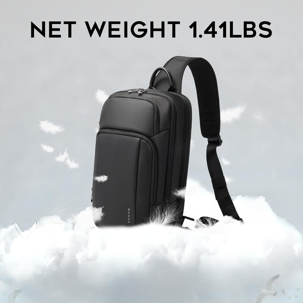 Sling Bag, Large Men's Cross Body bags, Men's Shoulder Bags for Work, Walking, Travel, Hiking…