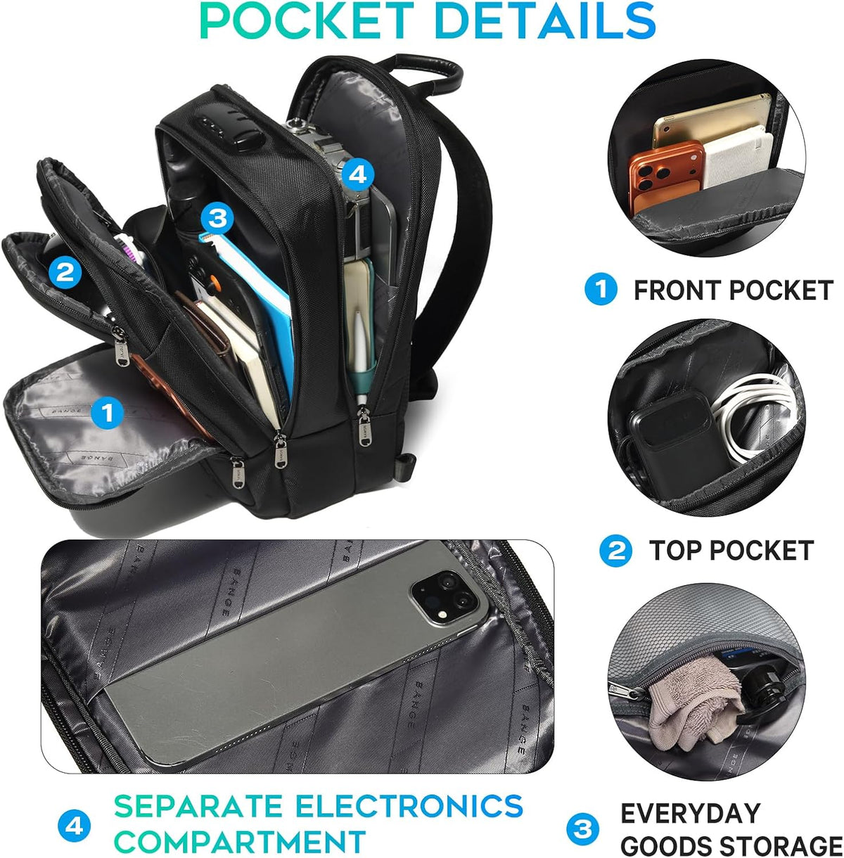 Sling Bag, Large Men's Cross Body bags, Men's Shoulder Bags for Work, Walking, Travel, Hiking…