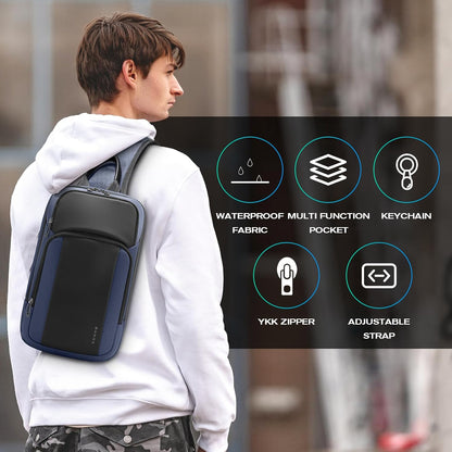 Sling Bag, Large Men's Cross Body bags, Men's Shoulder Bags for Work, Walking, Travel, Hiking…