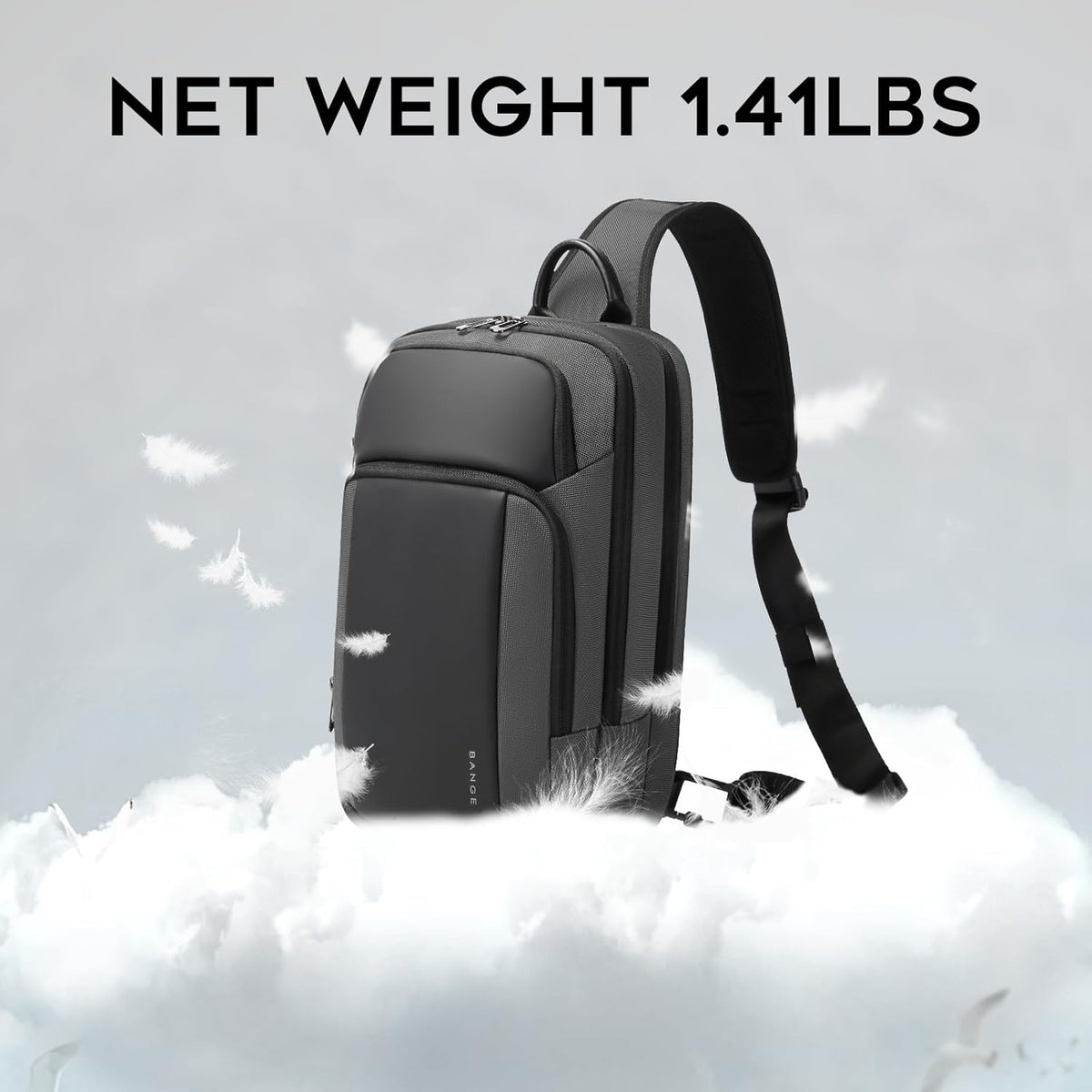 Sling Bag, Large Men's Cross Body bags, Men's Shoulder Bags for Work, Walking, Travel, Hiking…