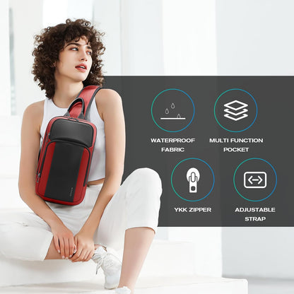 Sling Bag, Large Men's Cross Body bags, Men's Shoulder Bags for Work, Walking, Travel, Hiking…