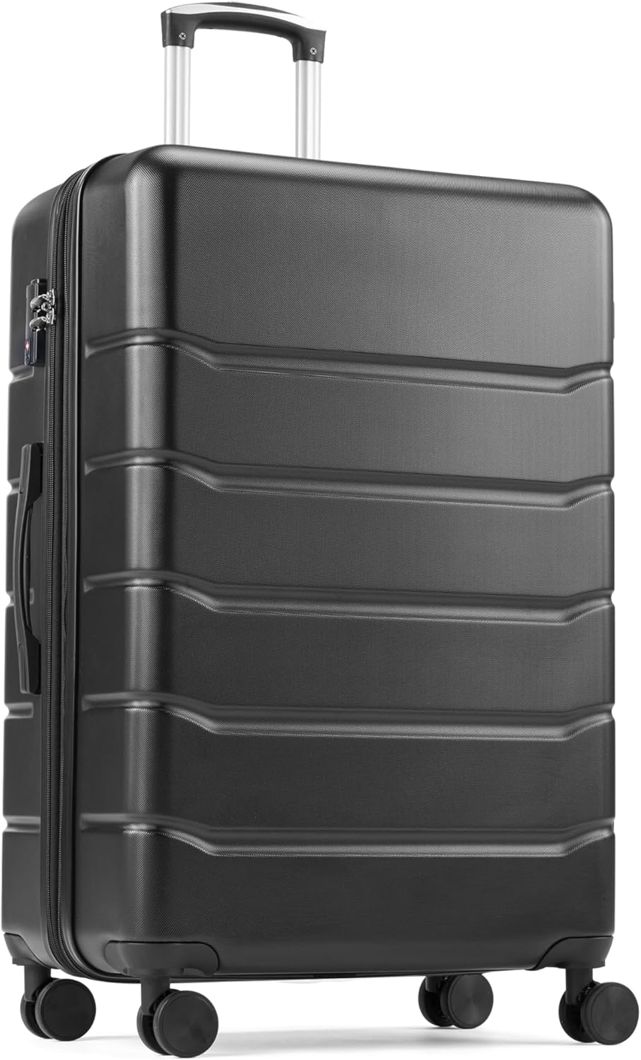 20 Inch Hardside Carry On Luggage, Suitcase with Double Spinner Wheels & TSA Lock, Hard Shell Suitcase, Expandable Rolling Lightweight Luggage, White