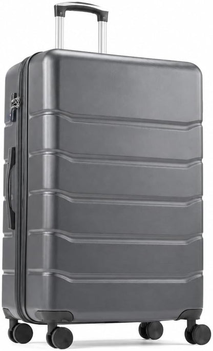 20 Inch Hardside Carry On Luggage, Suitcase with Double Spinner Wheels & TSA Lock, Hard Shell Suitcase, Expandable Rolling Lightweight Luggage, White