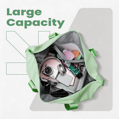 Large Capacity Foldable Travel Duffel Bag Overnight Carry on Luggage Bag Expandable Travel Bag Waterproof Weekender Bag for Women and Men,Sports Gym Bags for Tourism Flight