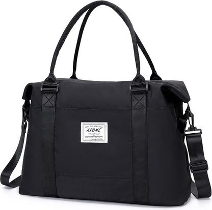 Weekender Bags for Women, Travel Duffel Bag Overnight Weekend Bag Sports Gym Tote Bag with Wet Pocket & Flight Approved