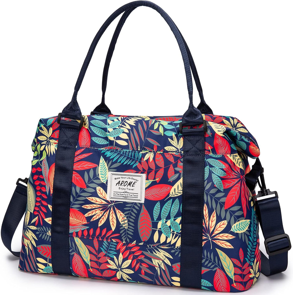 Weekender Bags for Women, Travel Duffel Bag Overnight Weekend Bag Sports Gym Tote Bag with Wet Pocket & Flight Approved