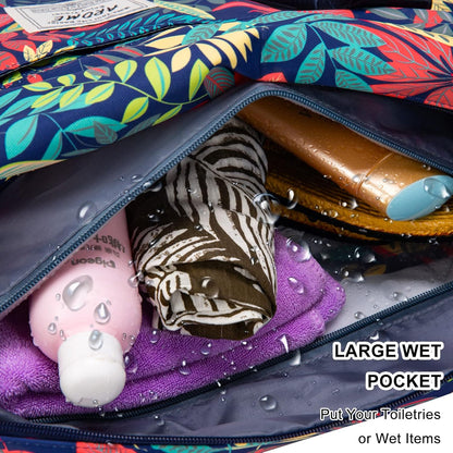 Weekender Bags for Women, Travel Duffel Bag Overnight Weekend Bag Sports Gym Tote Bag with Wet Pocket & Flight Approved