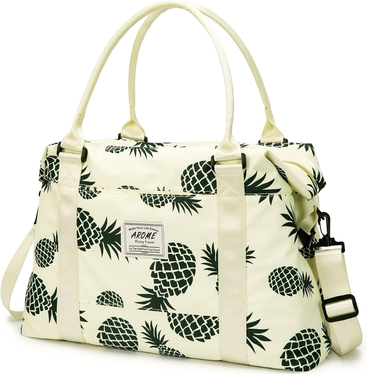 Weekender Bags for Women, Travel Duffel Bag Overnight Weekend Bag Sports Gym Tote Bag with Wet Pocket & Flight Approved