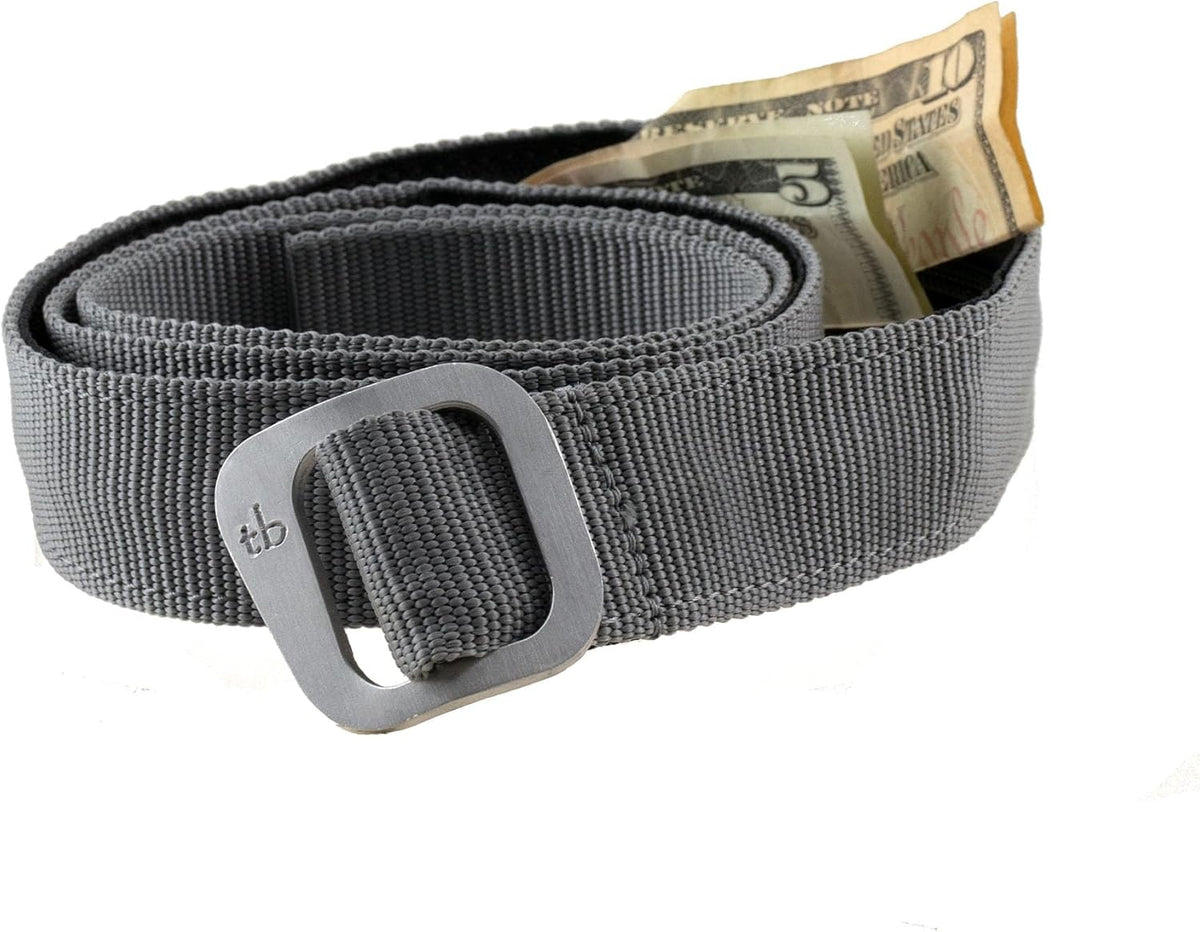 Dakota Travel Money Belt with Hidden Zipper (Black, Adult)