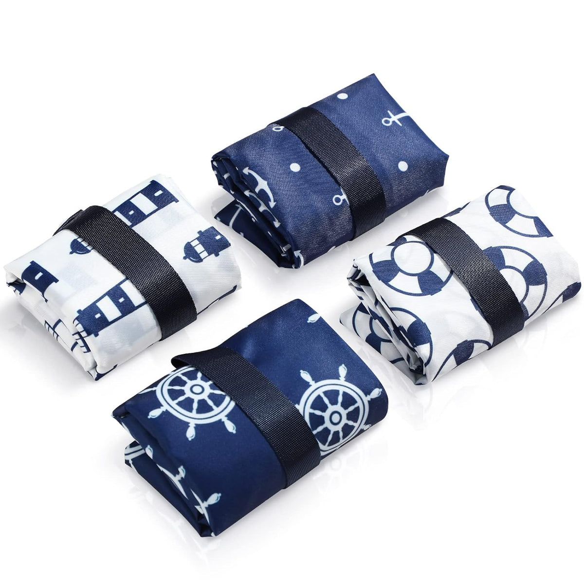 4 Pack 12 x 14 in Wet Bags for Swimsuits, Waterproof Reusable Travel Wet Dry Bags with Zippered Pockets for Beach Pool Swimwear, Towels, Gym, Cloth Diapers, Summer Vacation(Flower)