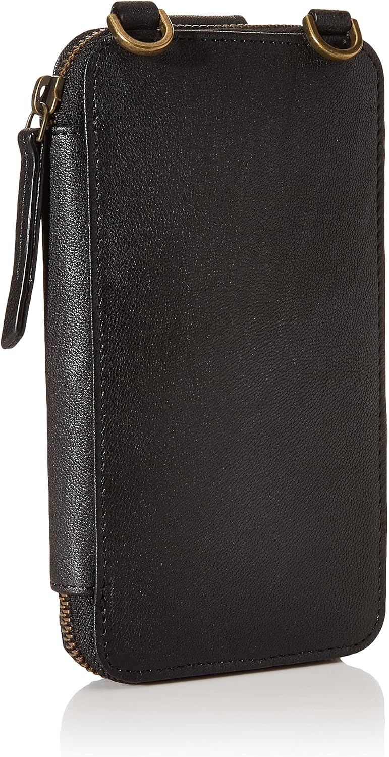 Women's RFID Leather Phone Crossbody Wallet Bag