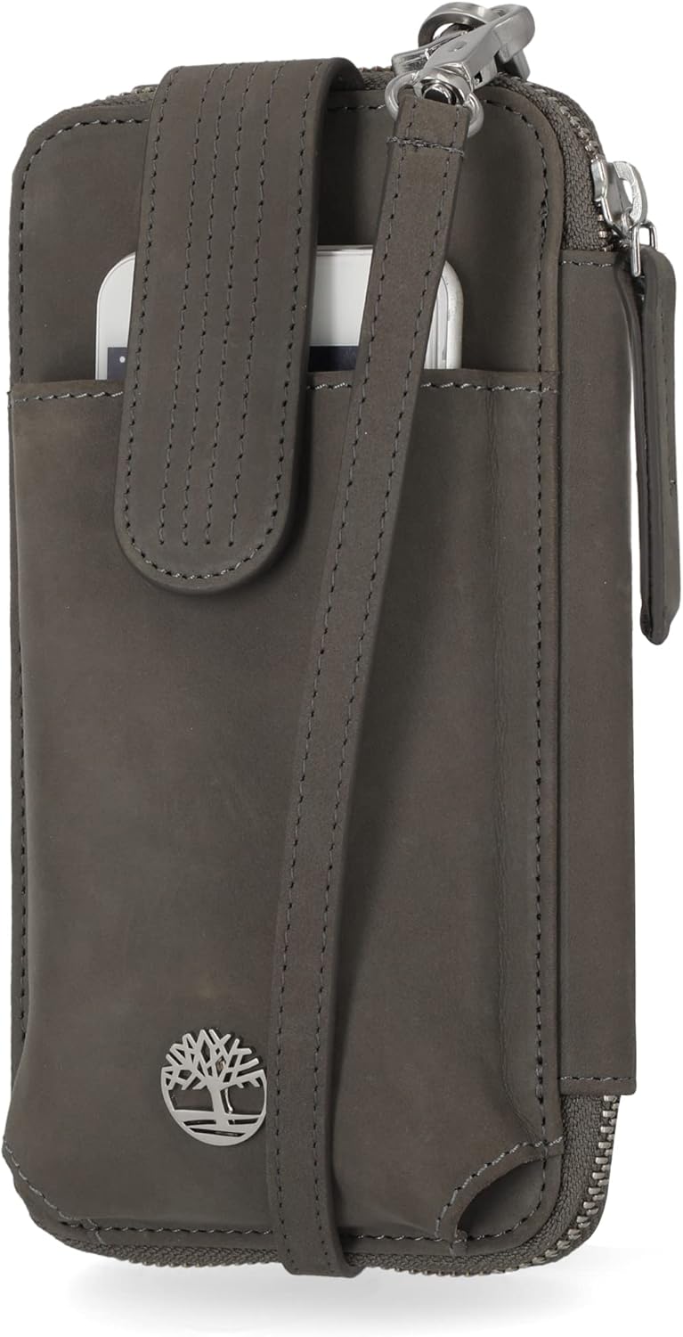 Women's RFID Leather Phone Crossbody Wallet Bag