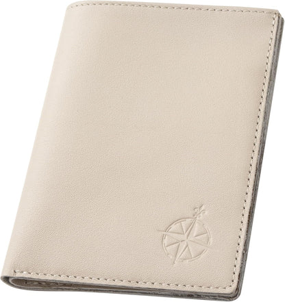 Genuine Leather Passport Wallet - 4.25 x 9 - Large Leather Passport Holder for Travel - Folding Leather Travel Wallet Case with RFID Blocking, Travel Organizer for Men and Women