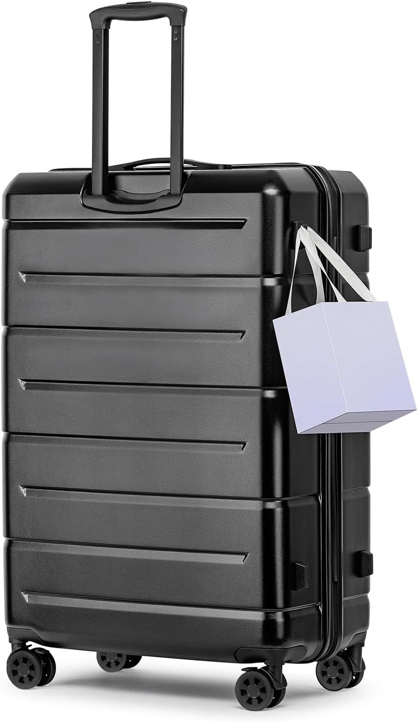 Carry On Luggage 22x14x9 Airline Approved Hardshell Carry On Suitcases with Wheels Travel Rolling 20 Inch Luggage with Cup Holder for Men Women,Carry-on Green